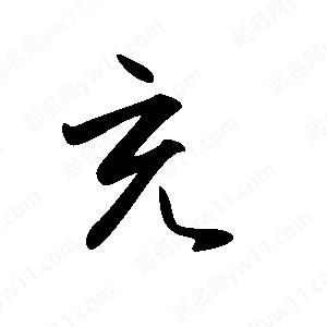 王世剛寫(xiě)的草字充